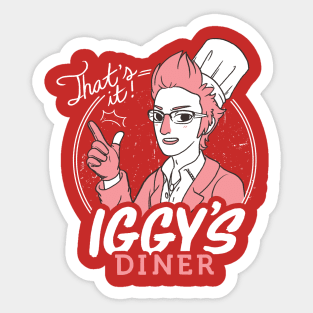 Iggy's Diner Sticker